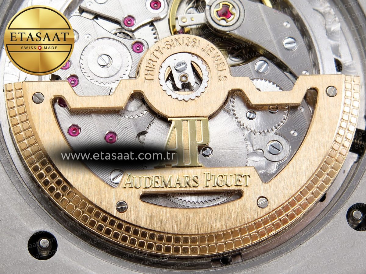Audemars Piguet Royal Oak 39mm 15202 Blue/Black Dial on SS A2121 - Görsel 21