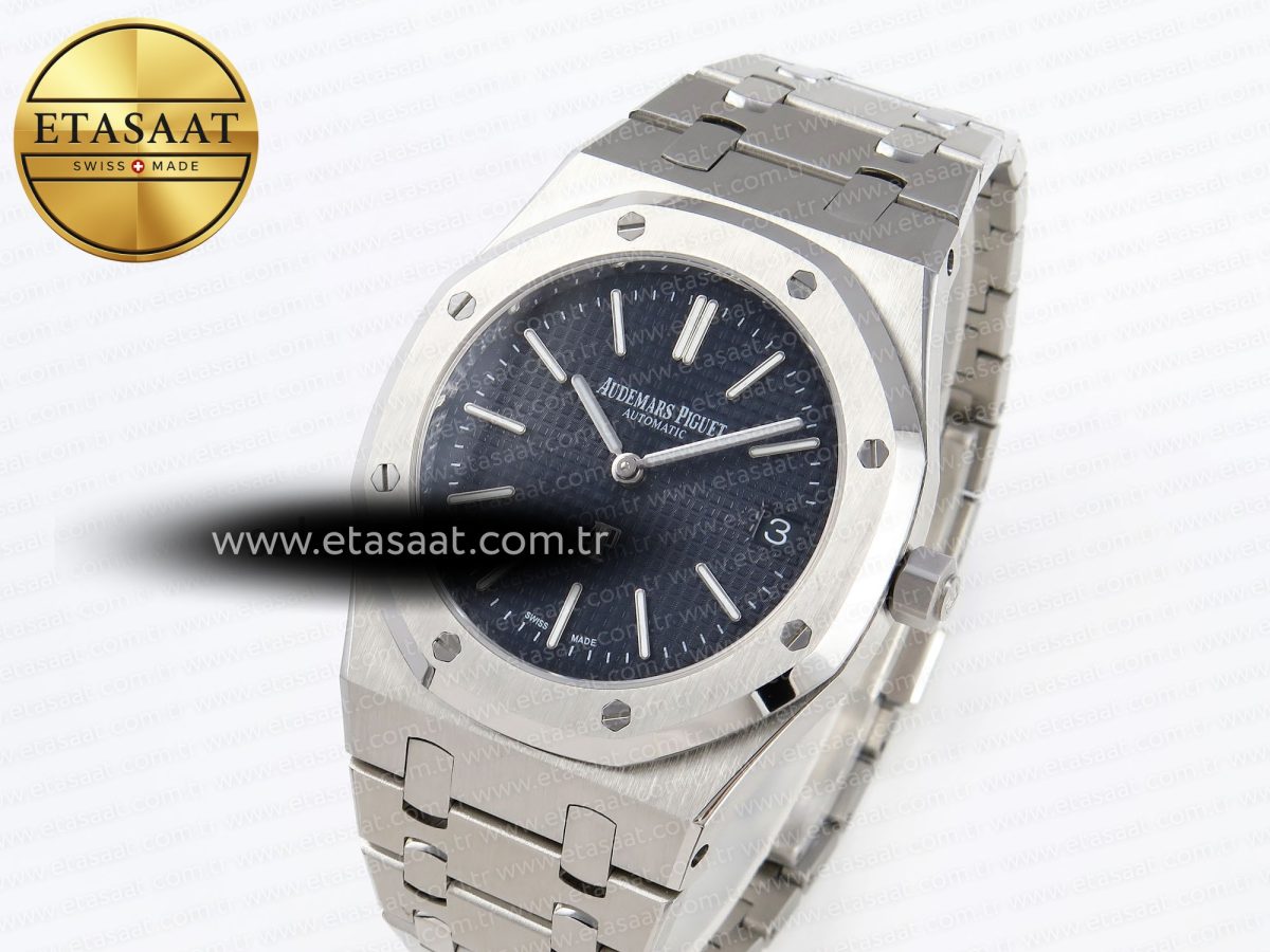 Audemars Piguet Royal Oak 39mm 15202 Blue Textured Dial on SS A2121 - Görsel 1