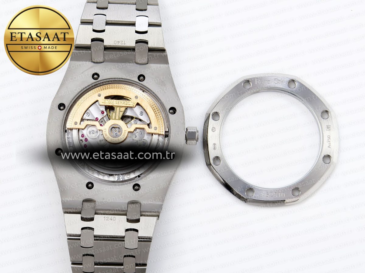 Audemars Piguet Royal Oak 39mm 15202 Blue Textured Dial on SS A2121 - Görsel 17