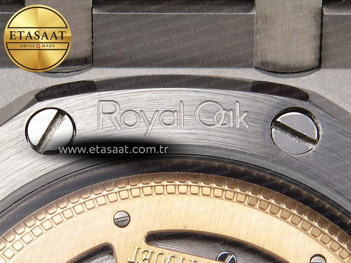 Audemars Piguet Royal Oak 39mm 15202 Blue Textured Dial on SS A2121 - Görsel 24