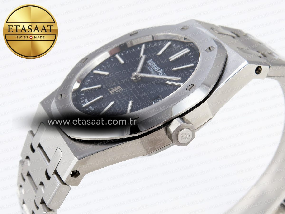 Audemars Piguet Royal Oak 39mm 15202 Blue Textured Dial on SS A2121 - Görsel 9