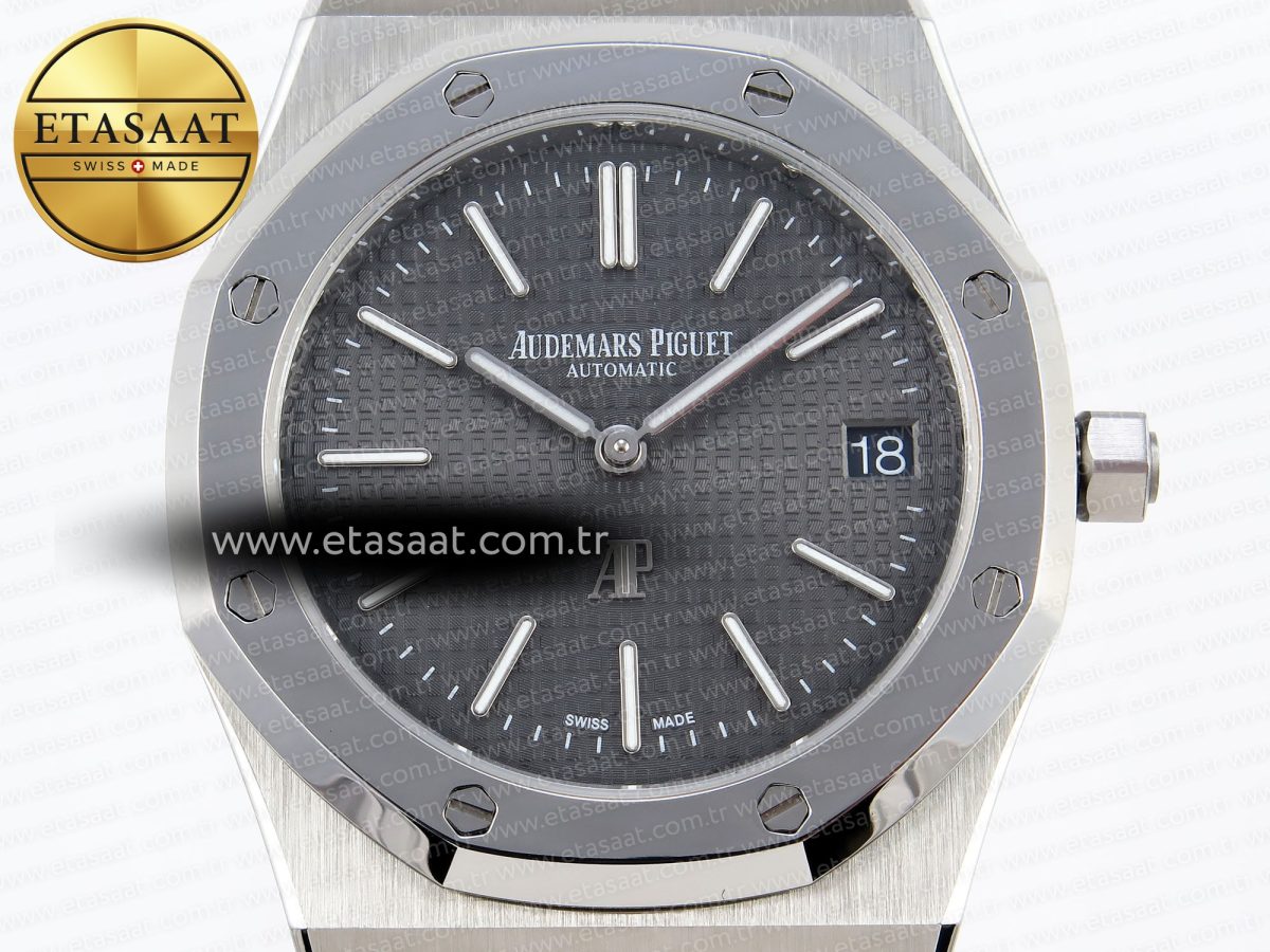 Audemars Piguet Royal Oak 39mm 15202 Gray Dial on SS A2121 - Görsel 4