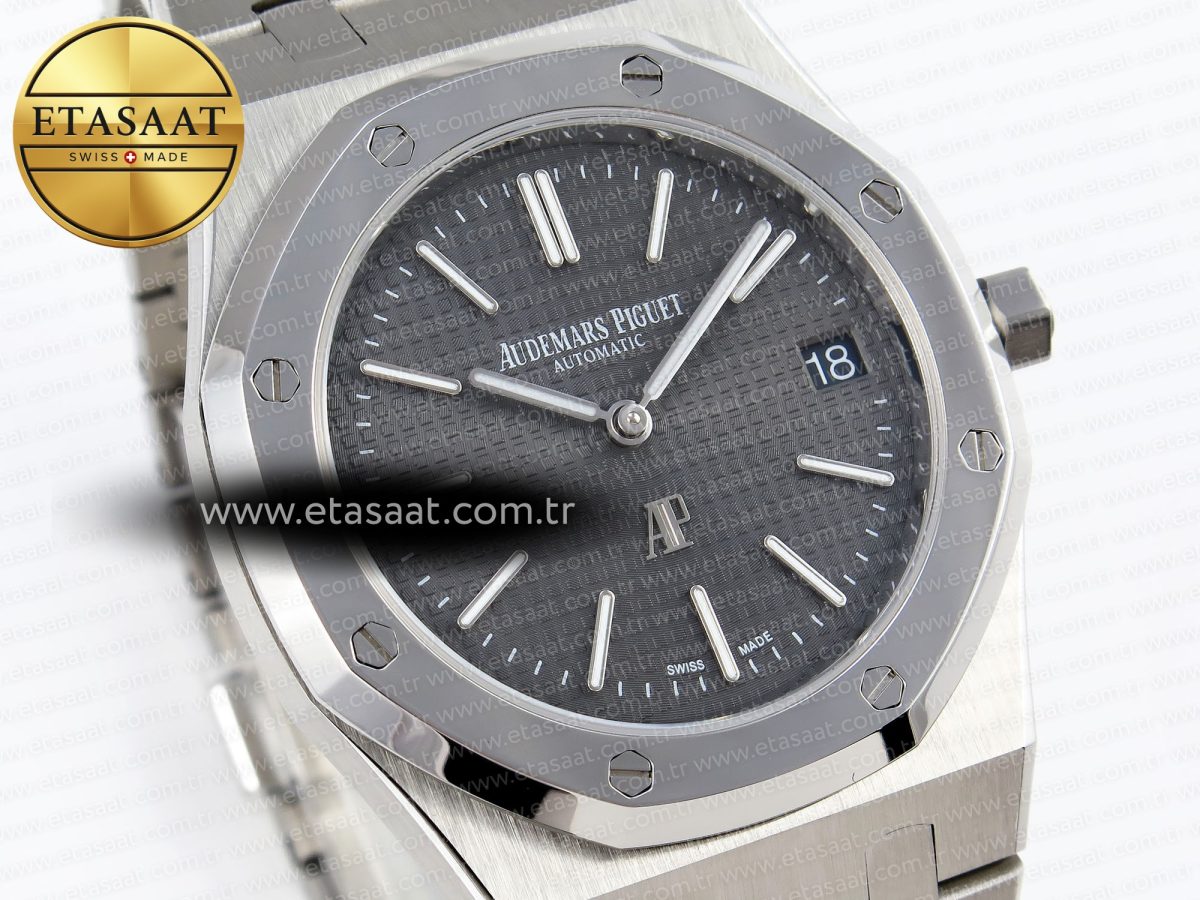 Audemars Piguet Royal Oak 39mm 15202 Gray Dial on SS A2121 - Görsel 5
