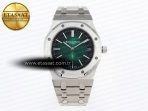 Audemars Piguet Royal Oak 39mm 15202 Green/Black Dial on SS A2121 - Görsel 3