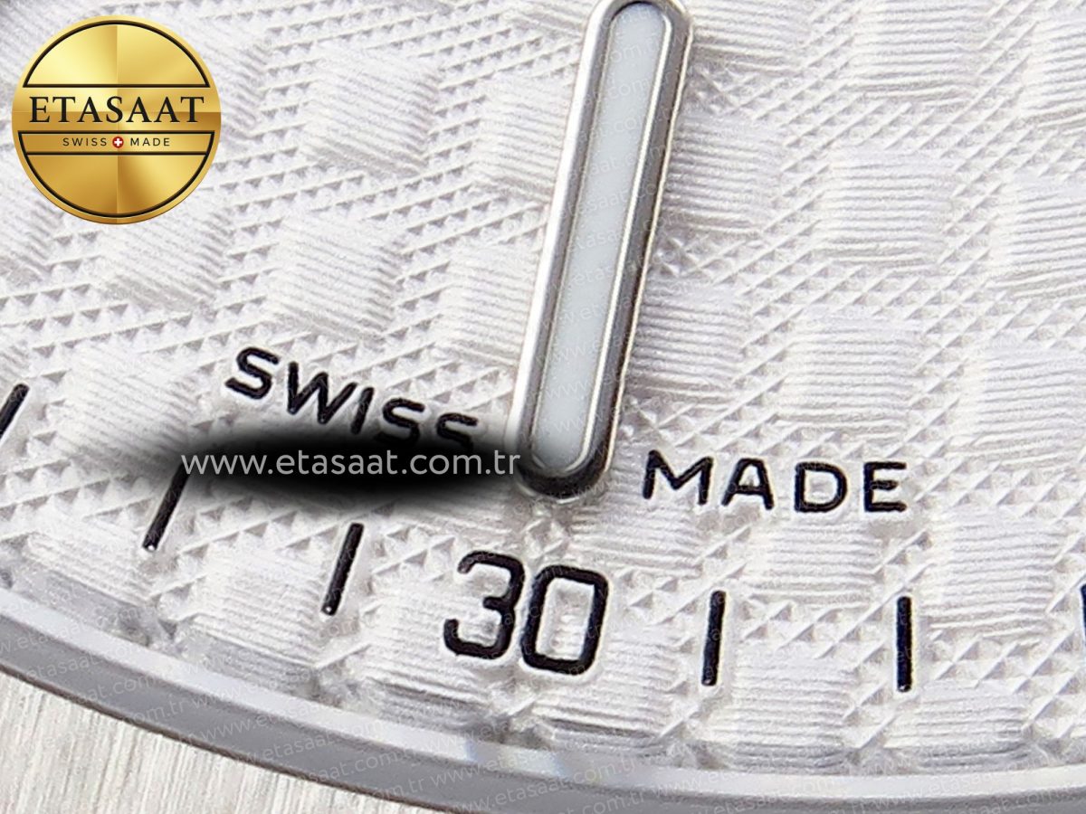 Audemars Piguet Royal Oak 39mm 15202 White Textured Dial on SS A2121 - Görsel 12