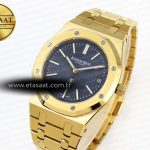Audemars Piguet Royal Oak 39mm 15202 Blue Textured Dial on YG A2121