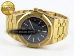 Audemars Piguet Royal Oak 39mm 15202 Blue Textured Dial on YG A2121 - Görsel 6