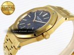Audemars Piguet Royal Oak 39mm 15202 Blue Textured Dial on YG A2121 - Görsel 8