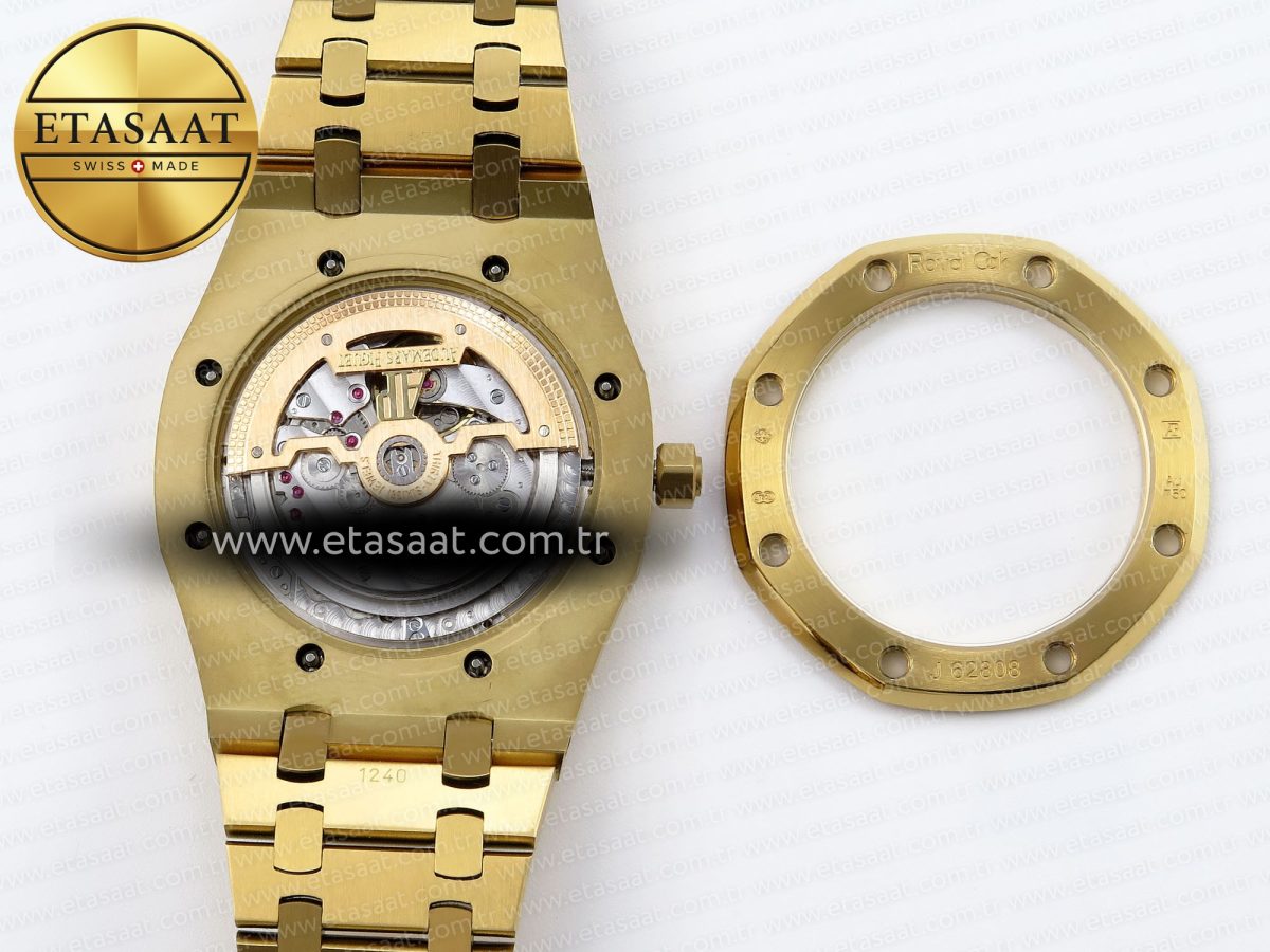 Audemars Piguet Royal Oak 39mm 15202 White Textured Dial on YG A2121 - Görsel 17