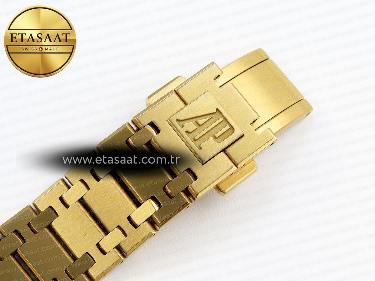 Audemars Piguet Royal Oak 39mm 15202 White Textured Dial on YG A2121 - Görsel 29