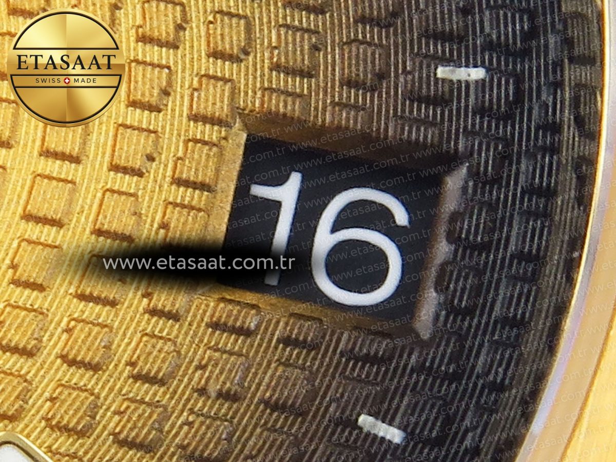 Audemars Piguet Royal Oak 39mm 15202 Yellow/Brown Textured Dial on YG A2121 - Görsel 11