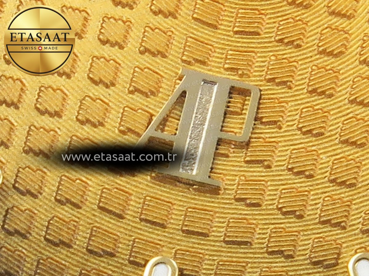 Audemars Piguet Royal Oak 39mm 15202 Yellow/Brown Textured Dial on YG A2121 - Görsel 12