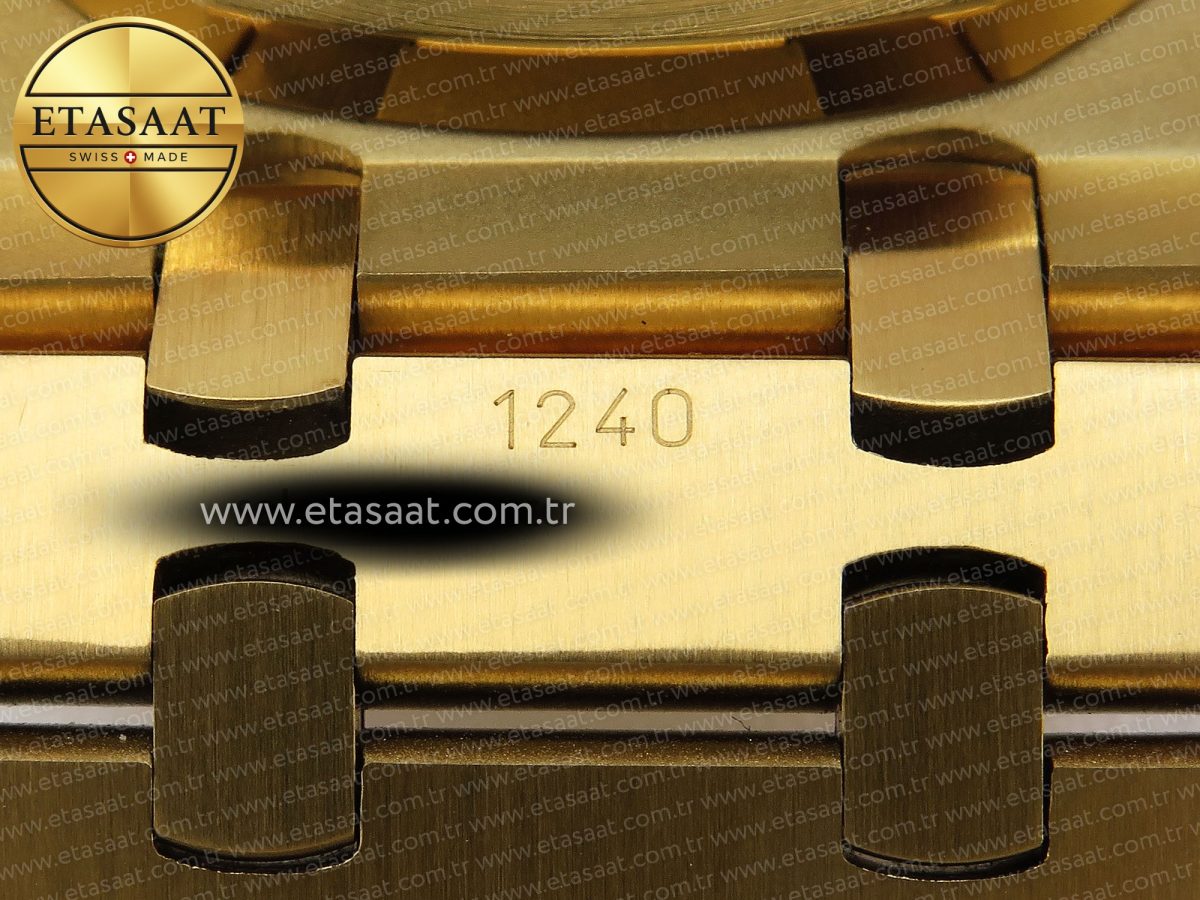 Audemars Piguet Royal Oak 39mm 15202 Yellow/Brown Textured Dial on YG A2121 - Görsel 28
