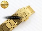 Audemars Piguet Royal Oak 39mm 15202 Yellow/Brown Textured Dial on YG A2121 - Görsel 30