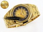 Audemars Piguet Royal Oak 39mm 15202 Yellow/Brown Textured Dial on YG A2121 - Görsel 7