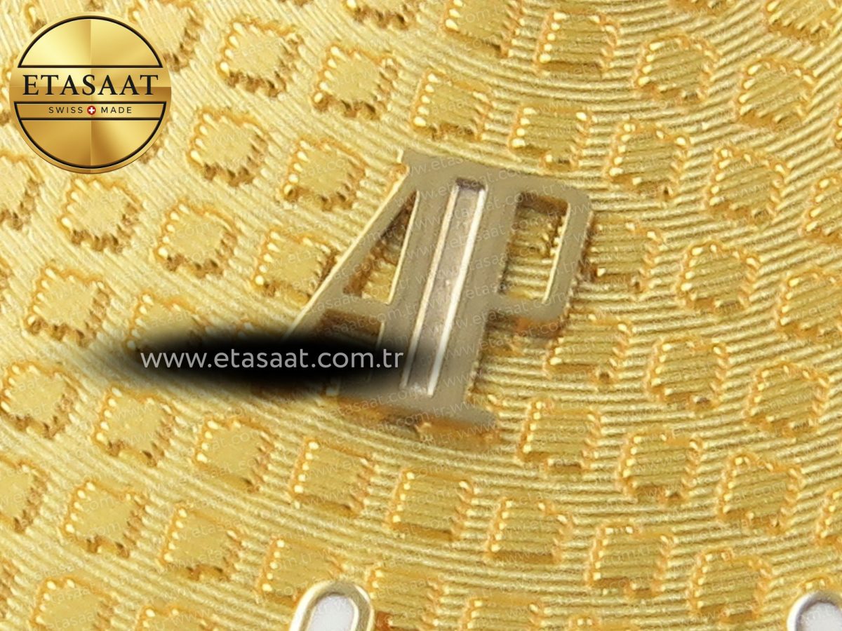 Audemars Piguet Royal Oak 39mm 15202 YG Textured Dial on YG A2121 - Görsel 12