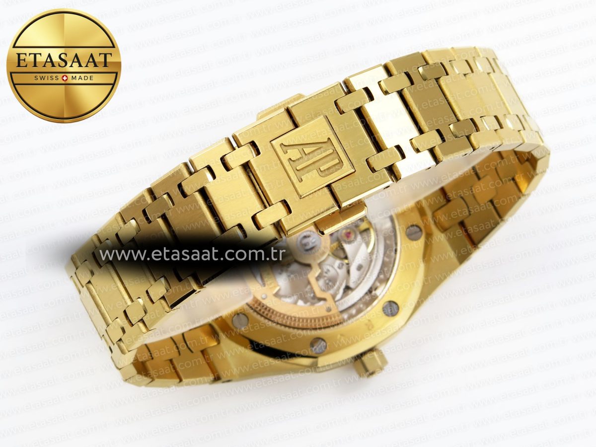 Audemars Piguet Royal Oak 39mm 15202 YG Textured Dial on YG A2121 - Görsel 16