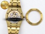 Audemars Piguet Royal Oak 39mm 15202 YG Textured Dial on YG A2121 - Görsel 18