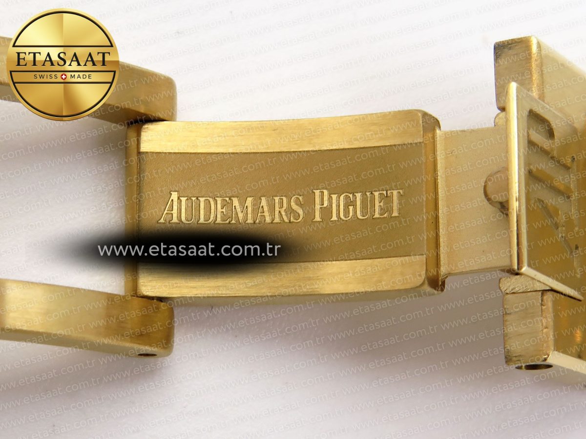 Audemars Piguet Royal Oak 39mm 15202 YG Textured Dial on YG A2121 - Görsel 35