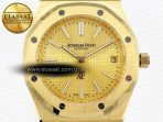 Audemars Piguet Royal Oak 39mm 15202 YG Textured Dial on YG A2121 - Görsel 4