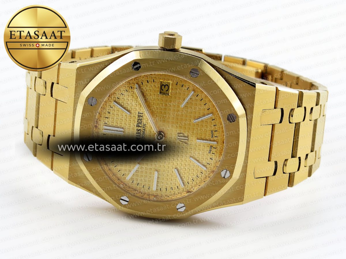 Audemars Piguet Royal Oak 39mm 15202 YG Textured Dial on YG A2121 - Görsel 6