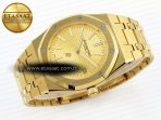 Audemars Piguet Royal Oak 39mm 15202 YG Textured Dial on YG A2121 - Görsel 7