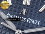 Audemars Piguet Royal Oak 41mm 15400 SS APSF 1:1 Best Edition Blue Textured Dial on Black Rubber Strap SA3120 Super Clone V3 - Görsel 10
