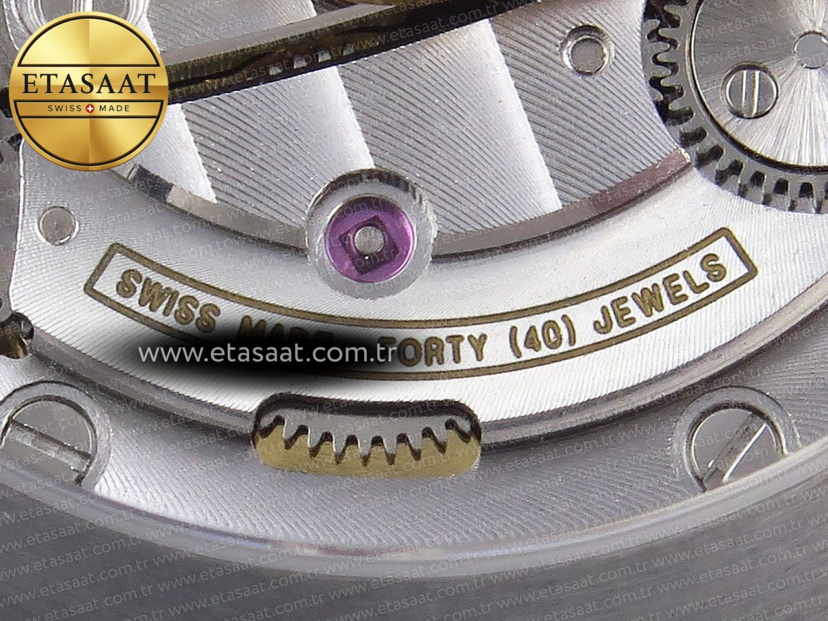 Audemars Piguet Royal Oak 41mm 15400 SS APSF 1:1 Best Edition Blue Textured Dial on Black Rubber Strap SA3120 Super Clone V3 - Görsel 20