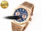 royal oak chrono 26331st rg ipf 11 best edition blue dial on rg bracelet a77501