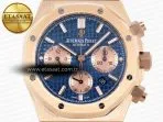 royal oak chrono 26331st rg ipf 11 best edition blue dial on rg bracelet a77504