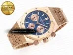 royal oak chrono 26331st rg ipf 11 best edition blue dial on rg bracelet a77506