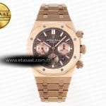 Audemars Piguet Royal Oak Kronograf 26331ST YG Kahve A7750 Eta Saat - Görsel 3 - 1:1 Süper Klon Saat