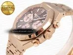 royal oak chrono 26331st rg ipf 11 best edition brown dial on rg bracelet a77506