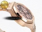 royal oak chrono 26331st rg ipf 11 best edition brown dial on rg bracelet a77507