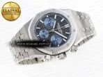 royal oak chrono 26331st ss ipf 11 best edition black dial blue subdial on ss bracelet a77505