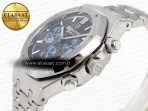 royal oak chrono 26331st ss ipf 11 best edition black dial blue subdial on ss bracelet a77506