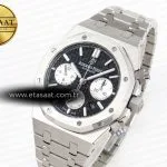 royal oak chrono 26331st ss ipf 11 best edition black dial white subdial on ss bracelet a77501