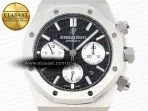 royal oak chrono 26331st ss ipf 11 best edition black dial white subdial on ss bracelet a77504