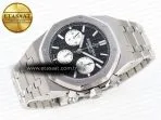 royal oak chrono 26331st ss ipf 11 best edition black dial white subdial on ss bracelet a77505