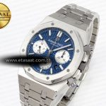 royal oak chrono 26331st ss ipf 11 best edition blue dial white subdial on ss bracelet a77501