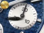 royal oak chrono 26331st ss ipf 11 best edition blue dial white subdial on ss bracelet a775011