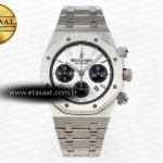 Audemars Piguet Royal Oak Krono 26331ST Beyaz Kadran A7750 Eta Saat - Görsel 3 - 1:1 Süper Klon Saat