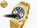 royal oak chrono 26331st yg ipf 11 best edition blue dial gold subdial on yg bracelet a77501