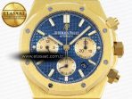 royal oak chrono 26331st yg ipf 11 best edition blue dial gold subdial on yg bracelet a77504