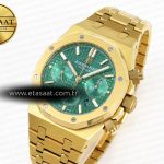royal oak chrono 26331st yg ipf 11 best edition green dial on yg bracelet a77501