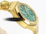 royal oak chrono 26331st yg ipf 11 best edition green dial on yg bracelet a77507