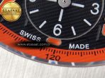 Audemars Piguet Black Dial Orange Markers on Black A7750 - Görsel 13