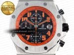 Audemars Piguet Black Dial Orange Markers on Black A7750 - Görsel 4