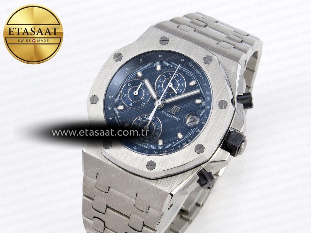 royal oak offshore 42mm ss apf 11 best edition blue dial on ss bracelet strap a44041 royal oak offshore 42mm ss apf 11 best edition blue dial on ss bracelet strap a44041