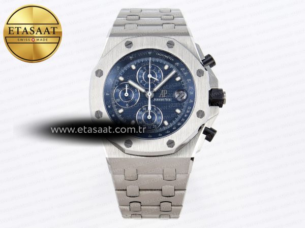 Audemars Piguet Mavi Kadran Bilezik A4404 Eta Saat - 1:1 Süper Klon Replika Saat
